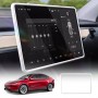 Screen Protector Frame for Tesla Model Y Juniper 2025-Onwards Protection Silicone Cover Case Accessories White