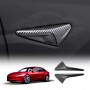 Side Camera Indicator Protection Cover For Tesla Model 3 Highland 2023-Onwards Carbon Fibre Style Trim Decoration Modification Accessories