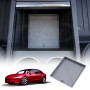 Center Console Organizer Mat for Tesla Model 3 Highland 2023-Onwards Grey Soft Silicone Non-Slip Pad