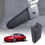 Premium ABS Rear Bin with Magnetic Lid for Tesla Model 3 Highland 2023-Onwards Trash Can Interior Car Organizer Accessories