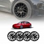 Tesla Model 3 Highland 2023-Onwards Wheel Protector Cover Caps 18 Inch Rim Hubcap Hub Cap Matt Black Set of 4