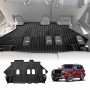 Third Row Seat Floor Mat for Nissan Patrol 2012-2024 Y62 Series Heavy Duty All Weather Car Mats Carpet Liner Set