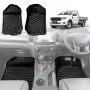 3D Floor Mats for Ford Ranger PX PX2 PX3 Single Cab 2011-2022 Heavy Duty All Weather Car Mats Carpet Liner Set