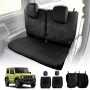 Rear Seat Covers for Suzuki Jimny 3-Door 2018-Onwards Black Premium Vintage PU Leather Interior Accessories
