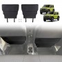 Car Front Seat Back Protectors for Suzuki Jimny 2018-Onwards Anti-Kick Mats PU Leather Cover Set of 2