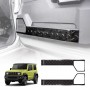 Anti Kick Car Door Panel For Suzuki Jimny 3-Door 2018-Onwards Steel Protective Side Edge Protector Cover Guard Carbon Fibre Style