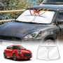 WindScreen Sun Shade for Suzuki Swift 2017-2024 Blocks UV Rays Foldable Custom Wind Screen Sun Visor Protector