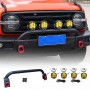 Front Nudge Bar with 4x LED Pod Spotlight for GWM Tank 300 Tank300 2023-Onwards Off-Road Bullbar Front Bumper Driving light