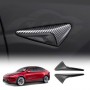 Side Camera Indicator Protection Cover For Tesla Model Y Juniper 2025-Onwards Carbon Fibre Style Trim Decoration Modification Accessories