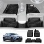 3D Floor Mats for Toyota C-HR CHR 2016-2023 Heavy Duty All Weather Car Mats Carpet Liner Set