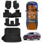3D Floor Mats Boot Liner for Toyota Kluger 2021-Onwards All Weather Heavy Duty Cargo Car Trunk Luggage Tray
