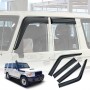 Weathershields for Toyota LandCruiser 70/76/78/79 2007-Onwards Series Car Weather Shields Wind Deflectors Window Sun Visor Set of 4 Pcs