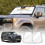 WindScreen Sun Shade for Toyota Prado 250 Series 2024-2025 Blocks UV Rays Foldable Custom Wind Screen Sun Visor Protector