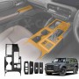 Window Control Gear Shift Panel Trim for Toyota Prado 250 Series 2024-2025 Carbon Fiber Style Decor & Center Console Cover Protector Accessories