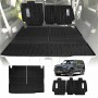 Boot Liner Back Seat Protector for Toyota Prado 250 Series 7-Seater 2024-2025 All Weather Heavy Duty Cargo Car Trunk Kick Mats