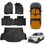 3D Floor Mats Boot Liner for Toyota RAV4 RAV 4 Full Wheel 2013-2018 All Weather Heavy Duty Cargo Car Trunk Luggage Tray