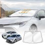 WindScreen Sun Shade for Toyota Corolla Hatch Sedan 2018-Onwards Blocks UV Rays Foldable Custom Wind Screen Sun Visor Protector